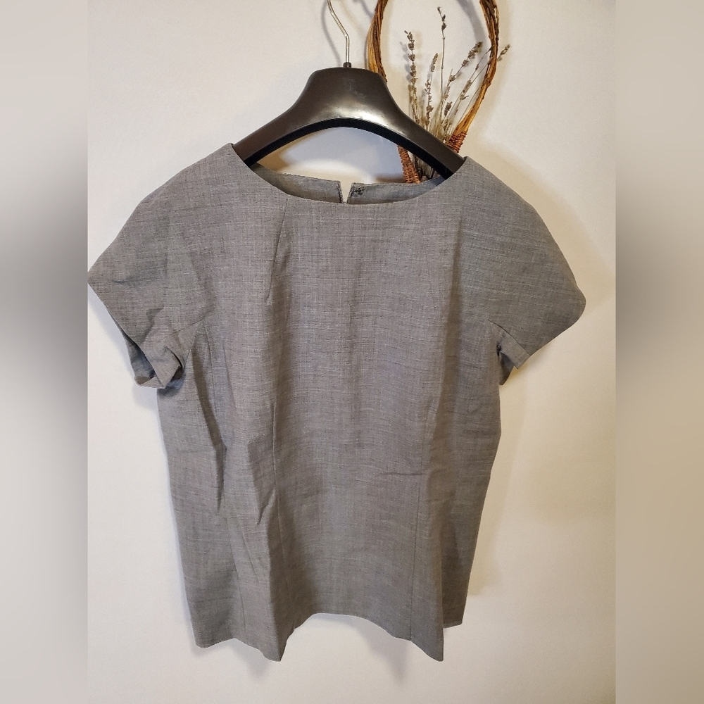 Talbots Grey Dressy Pants And Matching Top Set - Picture 2 of 16